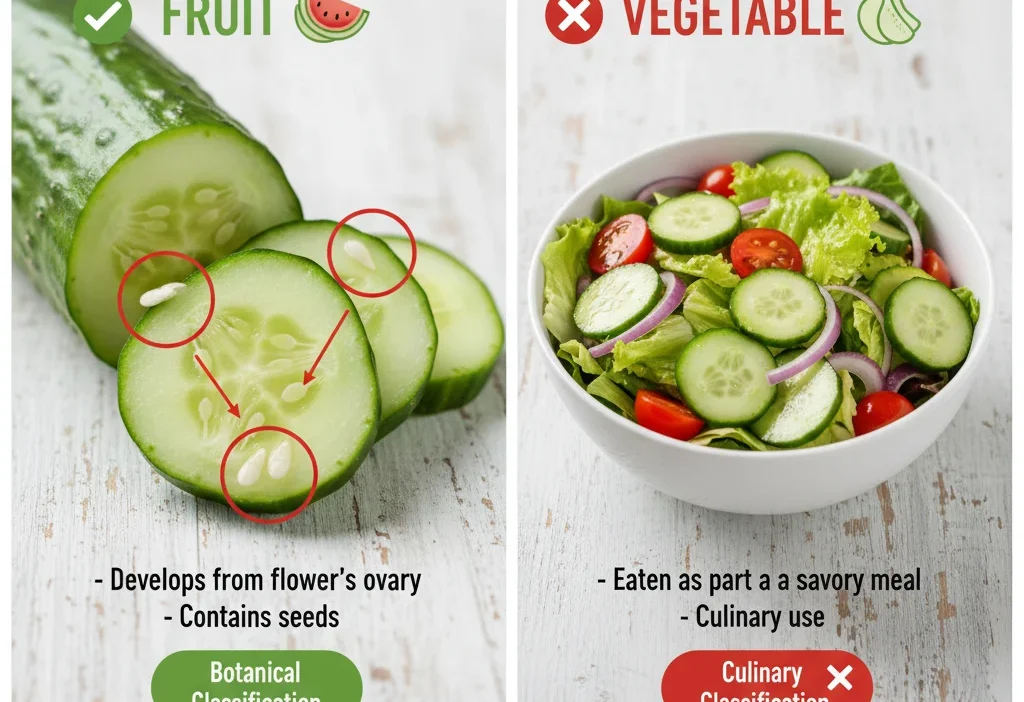 Cucumber Fruit or Vegetable