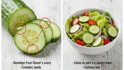 Cucumber Fruit or Vegetable