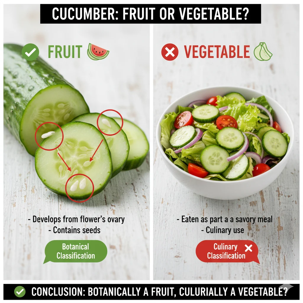 Cucumber Fruit or Vegetable