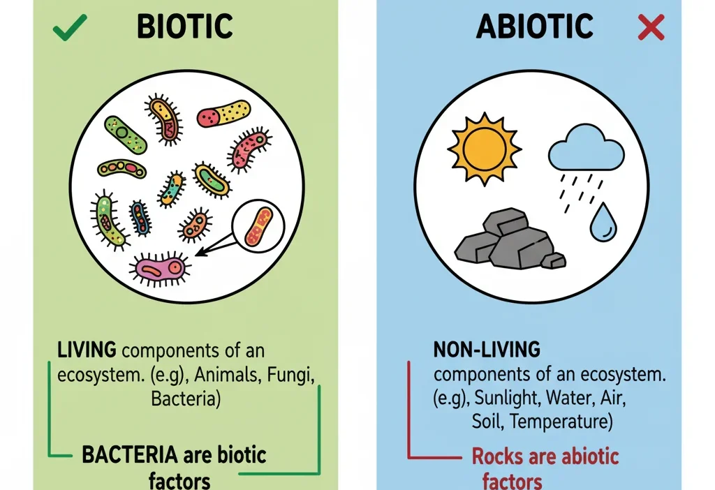 Bacteria Biotic or Abiotic