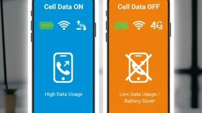 Cell Data On or Off