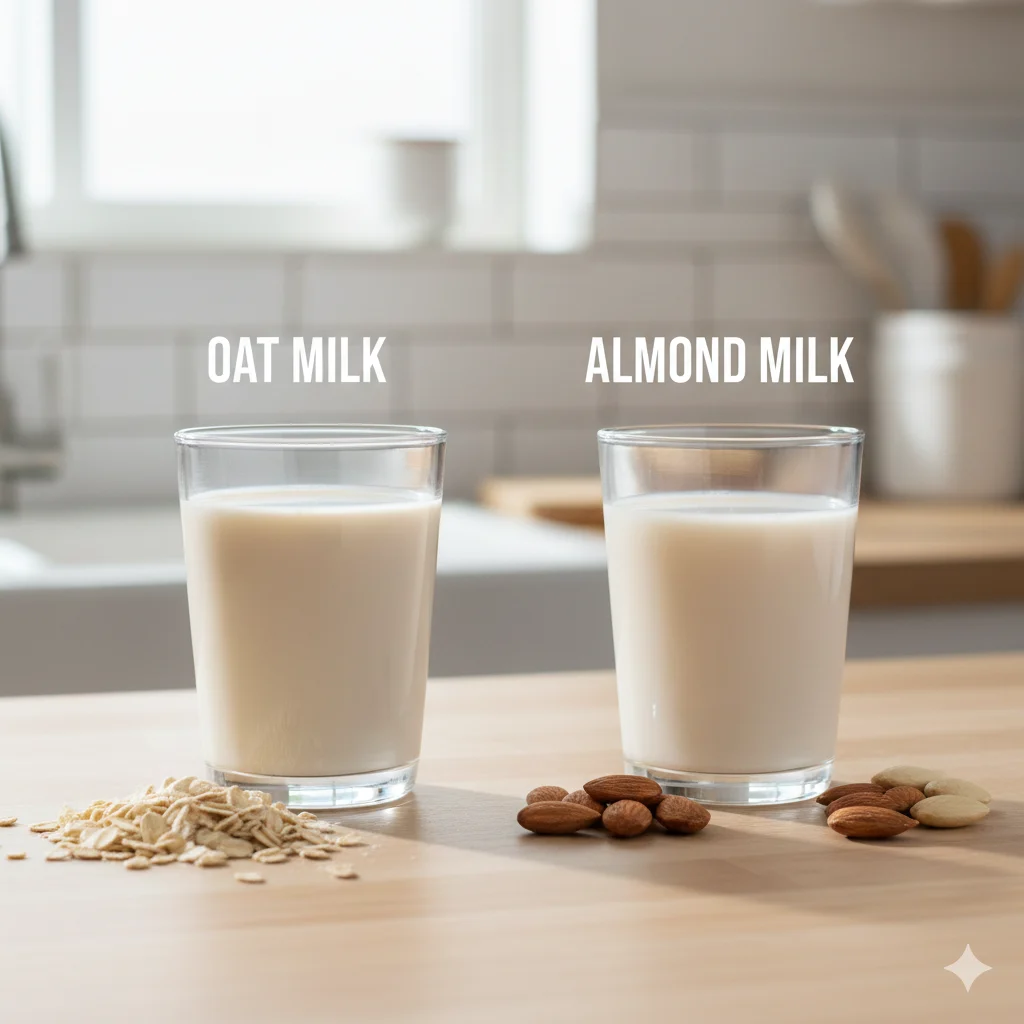 Oat Milk or Almond Milk