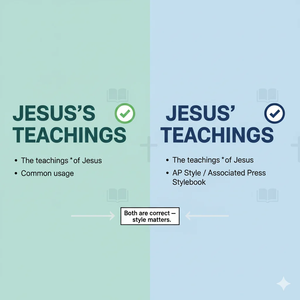 Jesus' or Jesus’s
