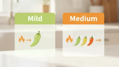 mild or medium which is hotter