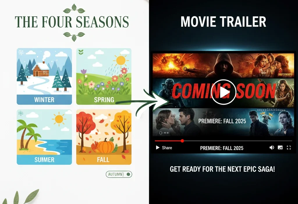 Winter Spring Summer or Fall Trailer