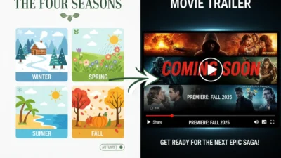 Winter Spring Summer or Fall Trailer