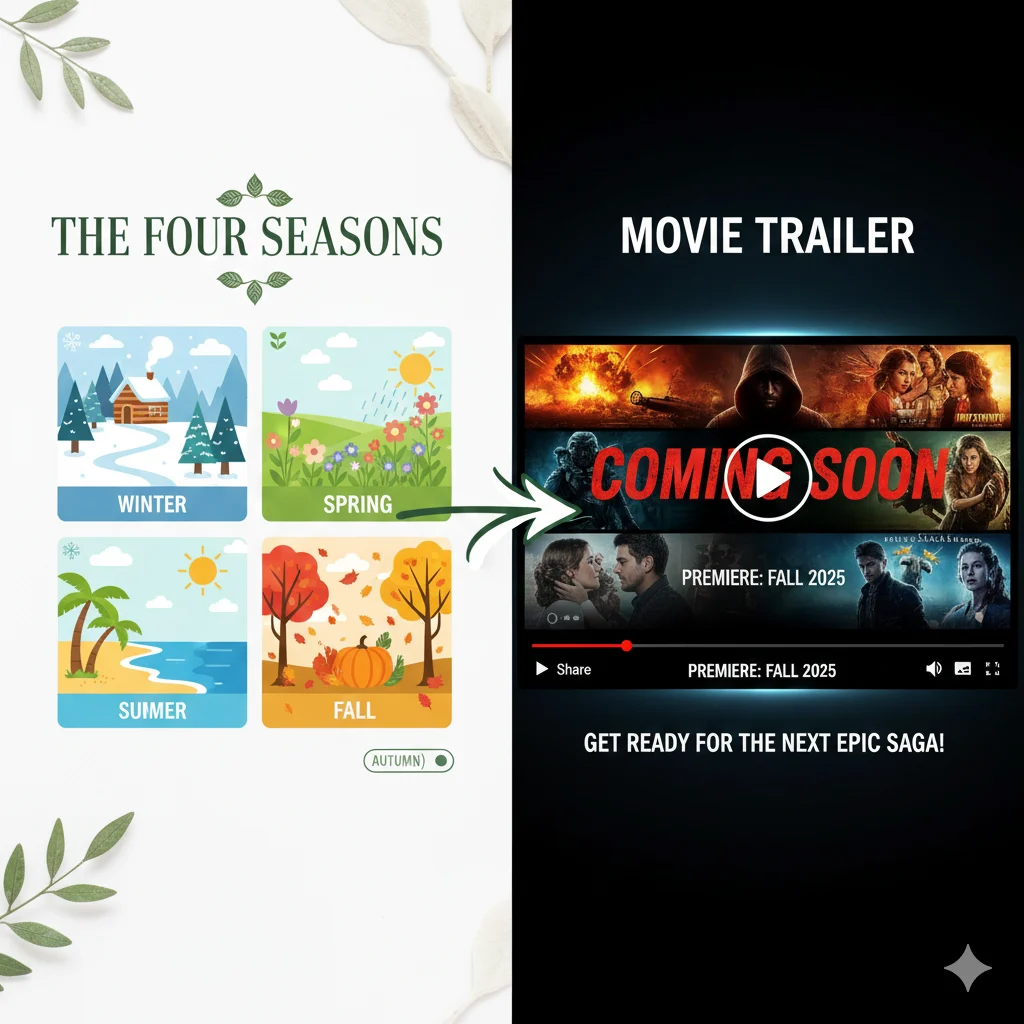 Winter Spring Summer or Fall Trailer