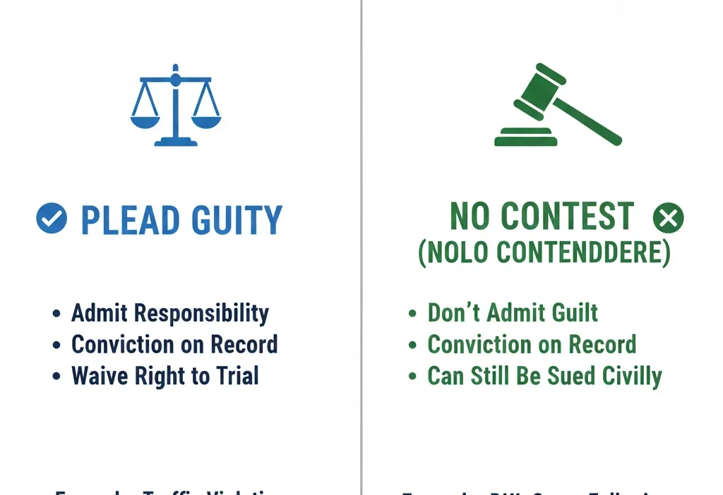 Is It Better to Plead Guilty or No Contest