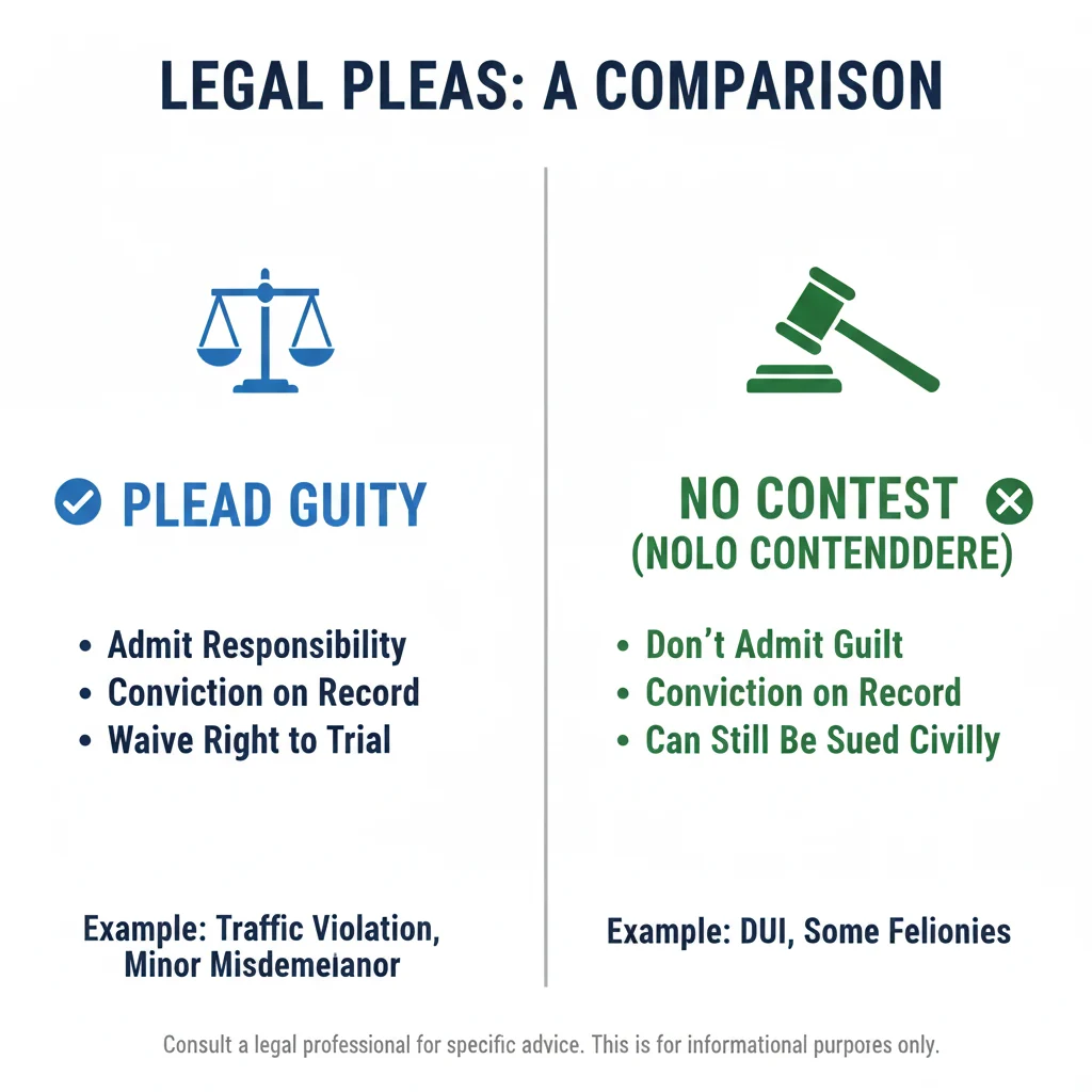 Is It Better to Plead Guilty or No Contest