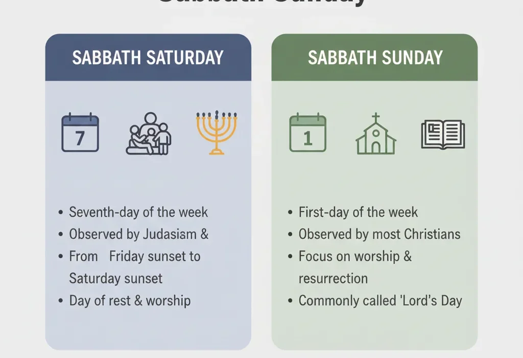 Sabbath Saturday or Sunday