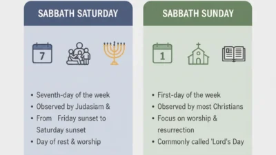 Sabbath Saturday or Sunday