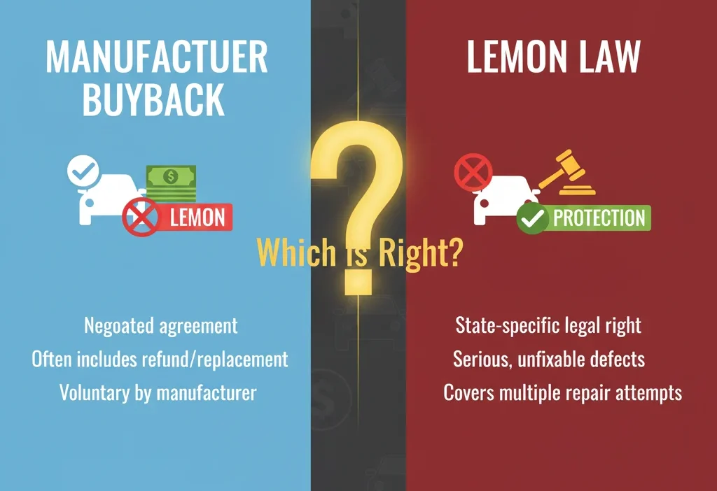 Manufacturer Buyback or Lemon