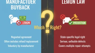 Manufacturer Buyback or Lemon