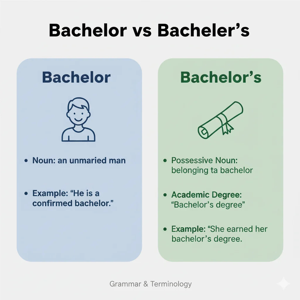 Bachelor or Bachelor’s