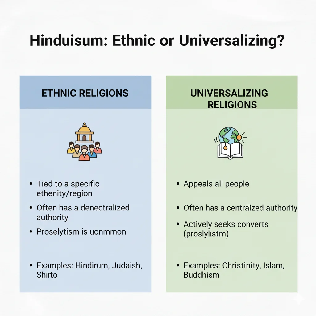 Hinduism Ethnic or Universalizing