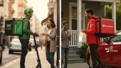 Uber Eats or DoorDash