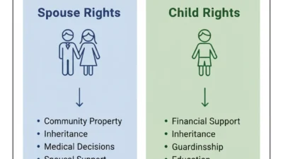 who has more rights spouse or child
