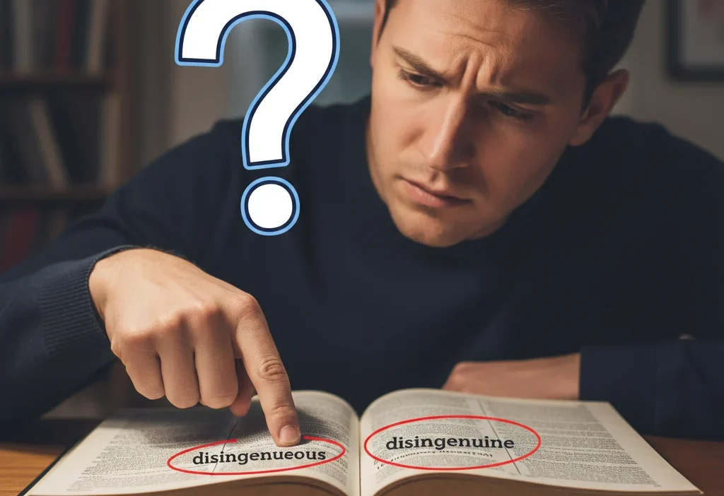 disingenuous / disingenuine