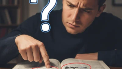 disingenuous / disingenuine