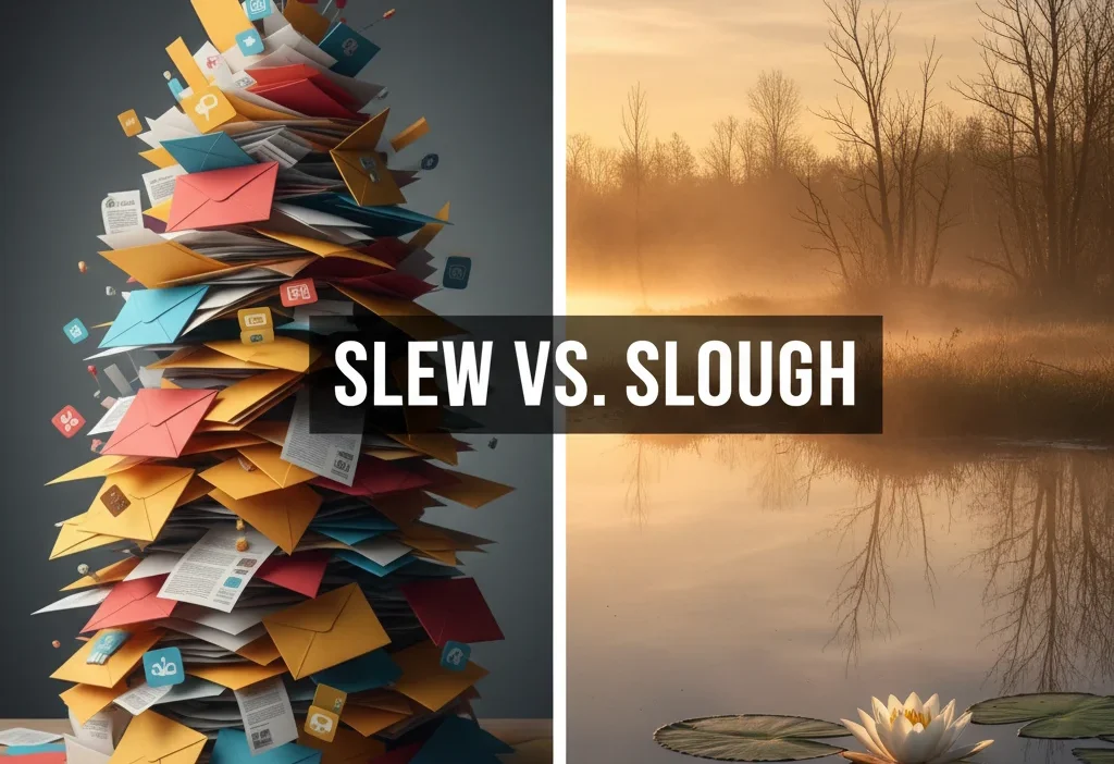 slough / slew