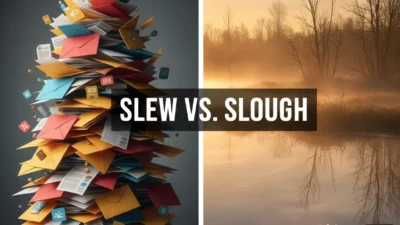 slough / slew