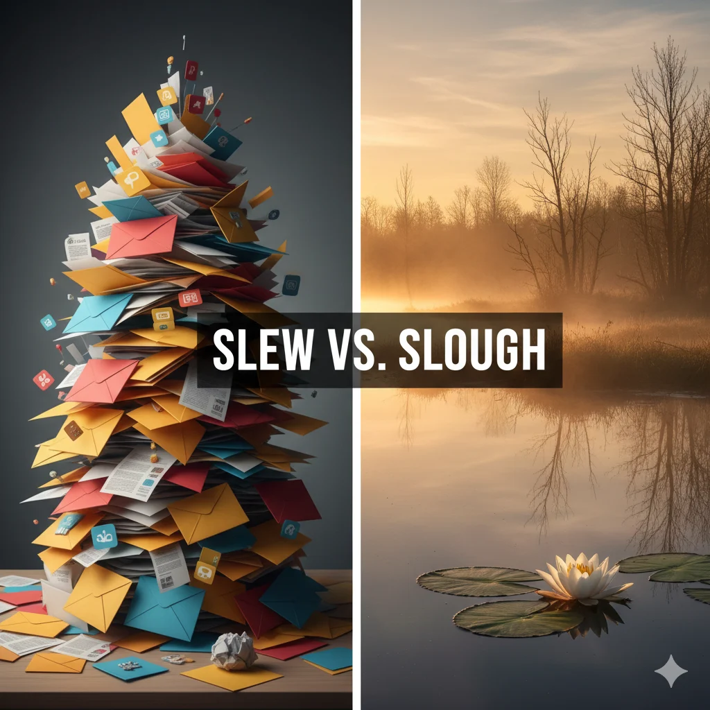 slough / slew