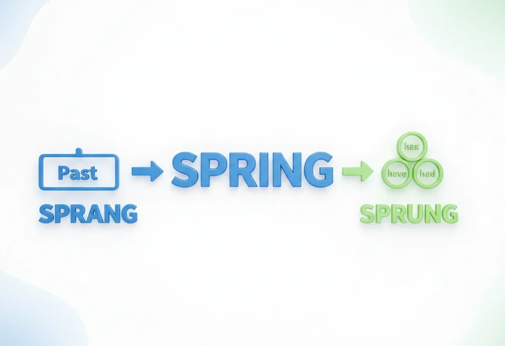 sprang / sprung